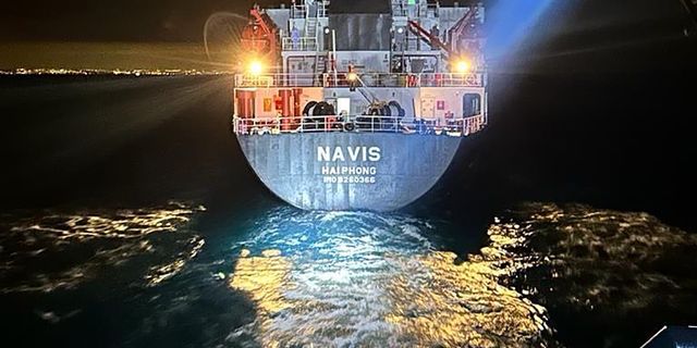 Marmaraereğlisi açıklarında tanker arızası
