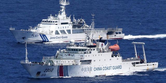Çin ve Japon gemileri karşı karşıya geldi