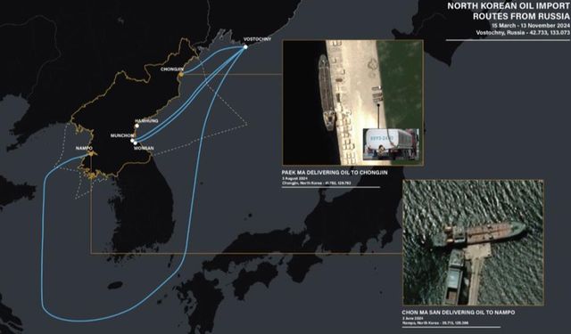 "Kuzey Kore, Rusya'dan 1 milyon varilden fazla petrol ithal etmiş olabilir"
