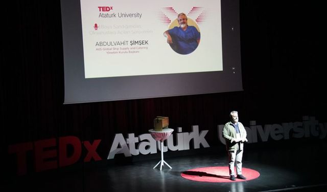 Abdülvahit Şimşek, TEDx etkinliğinde deneyimlerini paylaştı