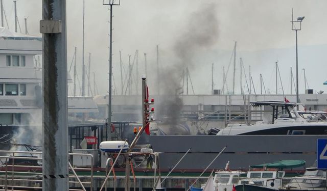 Pendik Marina’da yakıt deposunda yangın