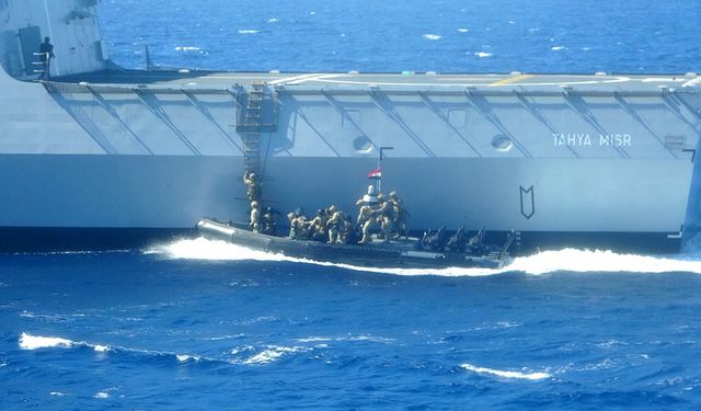 Türk ve Mısır donanmasından ortak tatbikat