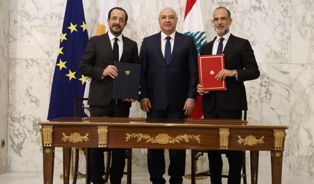 GKRY ile Lübnan arasında deniz sınırları anlaşması