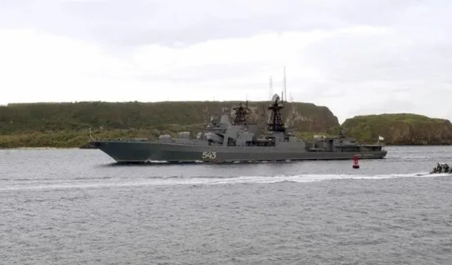 Rus donanma filosu Kızıldeniz'de tatbikat gerçekleştiriyor