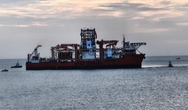 Türkiye'nin 6'ıncı sondaj gemisi Mersin'e ulaştı