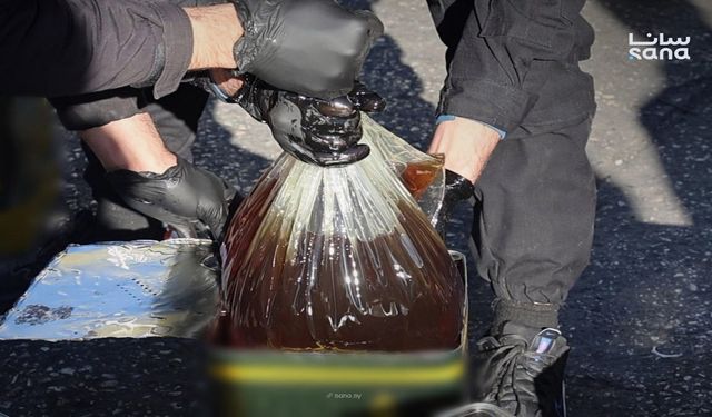 Lazkiye limanı’nda sıvı kokain yakalandı