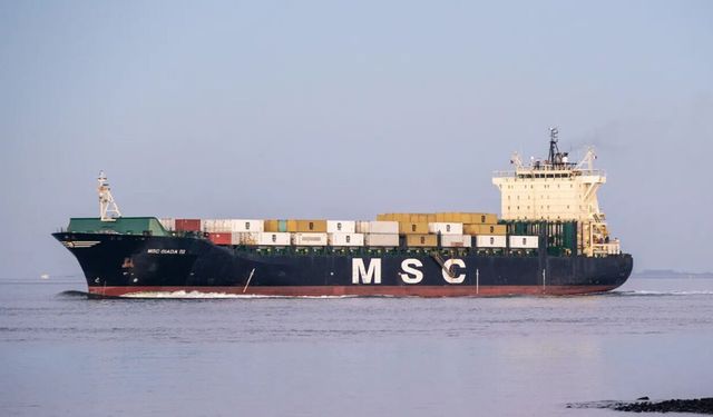 MSC gemisinde patlama