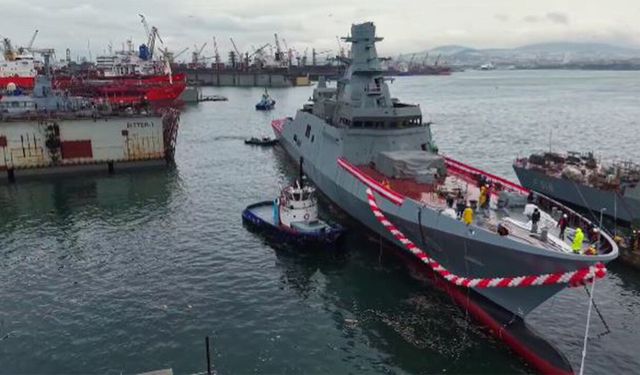 MİLGEM Projesi’nin 9. gemisi TCG Akdeniz denize indirildi