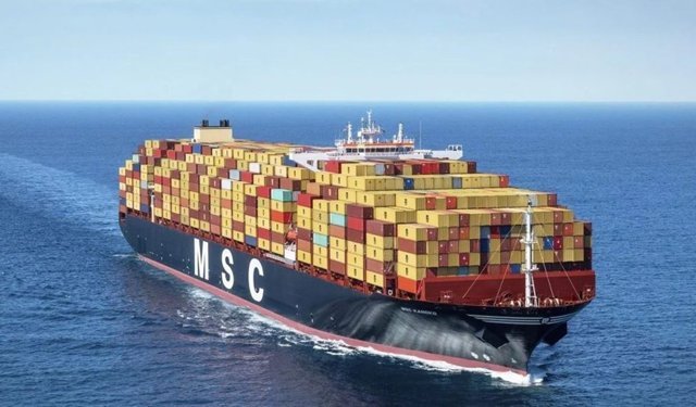 MSC'nin filo kapasitesi 7,2 milyon TEU'yu aştı