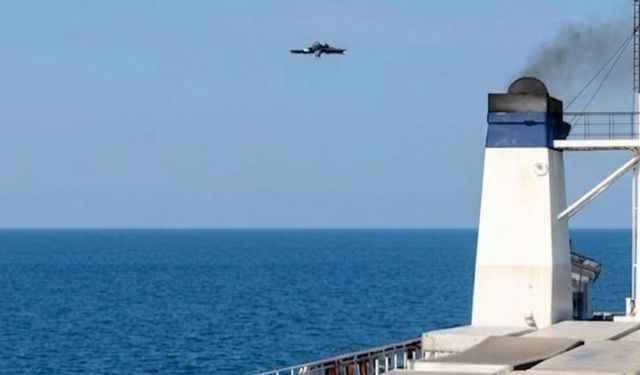 Ro-Pax gemisinde dron paniği