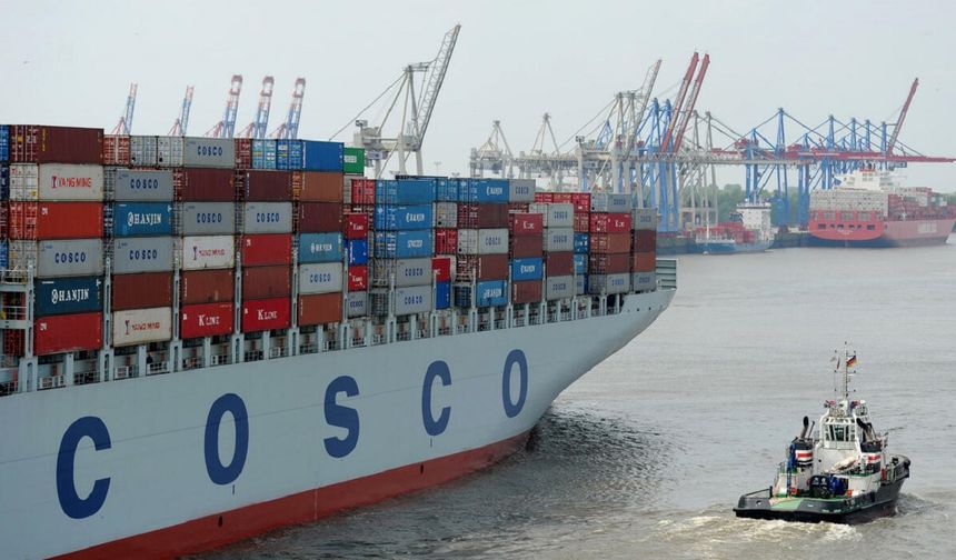Çin'in inşa ettiği yapay zekalı konteyner gemisi deneme seferine çıktı