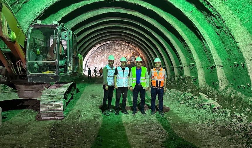 Zonguldak-Filyos tünellerinde çalışmalar devam ediyor