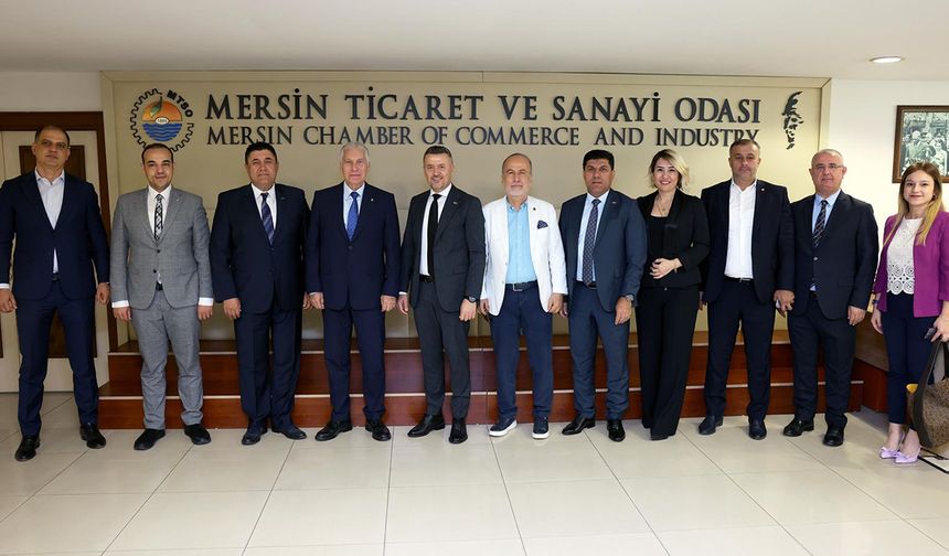 Mersin DTO Başkanı Lokmanoğlu'ndan oda ve borsalara ziyaret