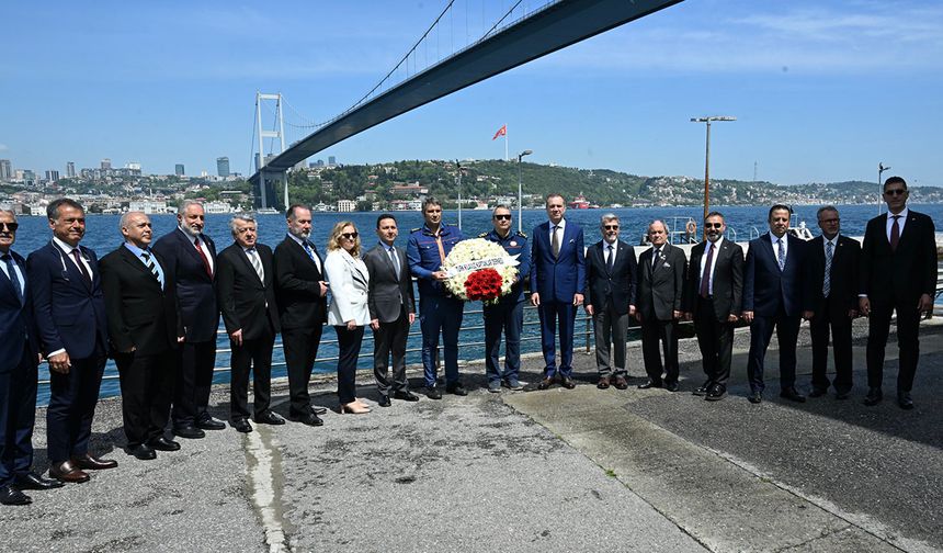 Meslek şehidi kılavuz kaptanlar törenle anıldı