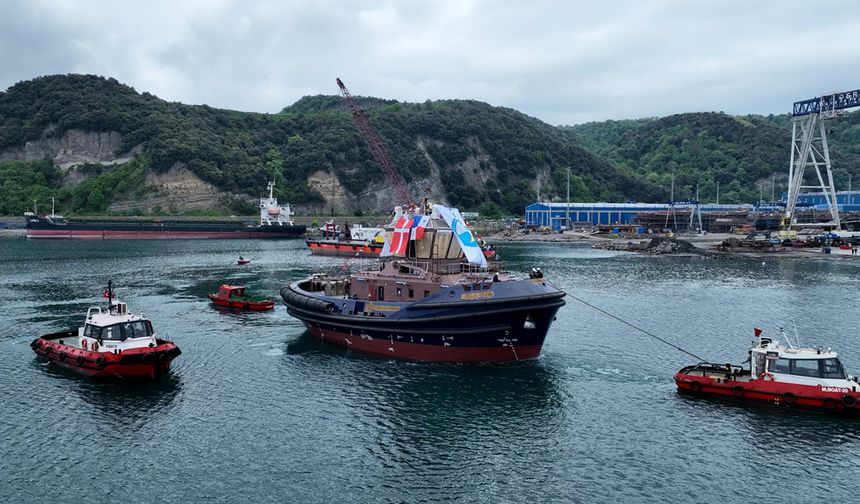 Med Marine'in inşa ettiği römorkör Panama'da görev yapacak