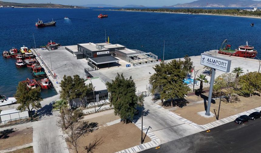Aliaport Deniz Yolcu İskelesi hizmete hazır