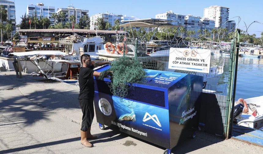 Balıkçı ağları geri dönüşüme kazandırılıyor