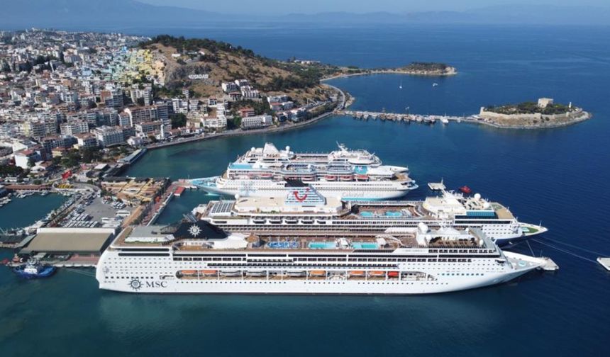 Kruvaziyer yolcu sayısı 10 ayda 2 milyonu aştı