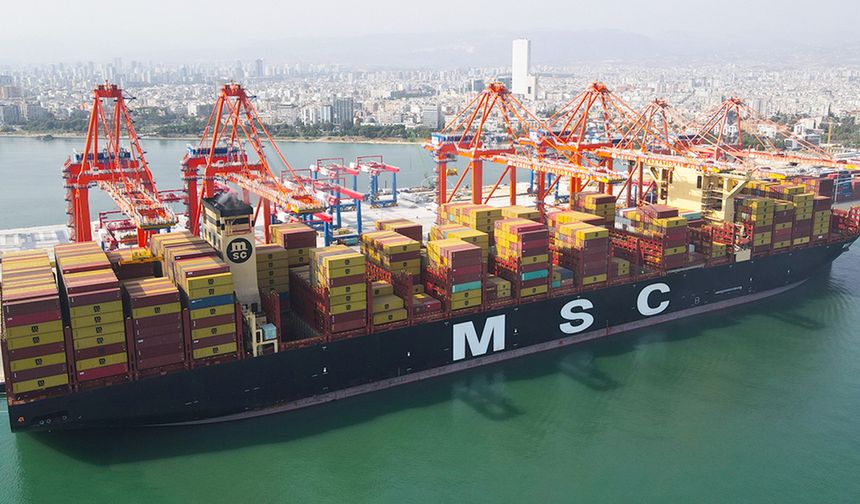 MIP, dünyanın en büyük konteyner gemisi MSC IRINA'yı ağırladı