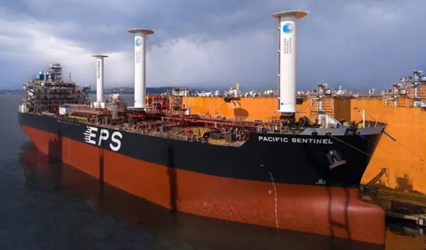 Rüzgar destekli tahrik sonuçlarını belirlemek için EPS Tankeri incelendi