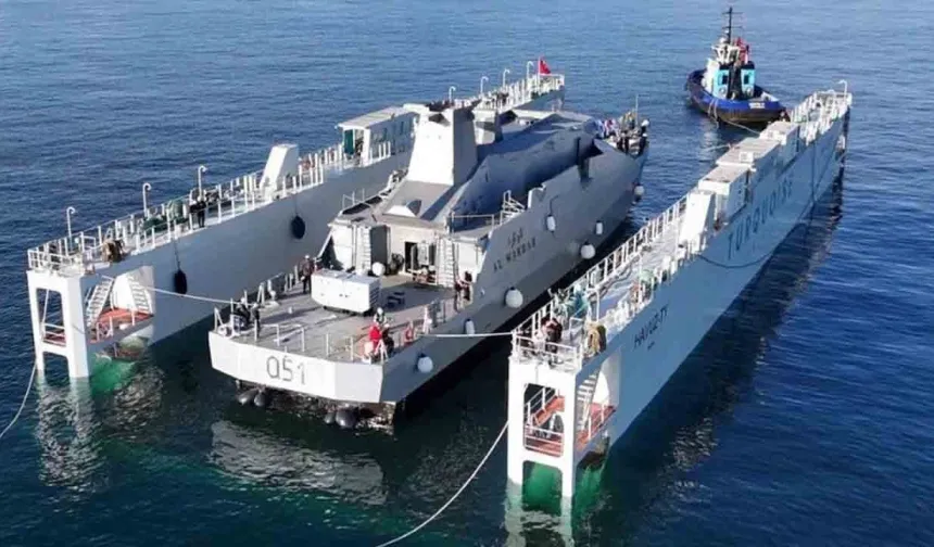 Katar için inşa edilen ikinci hücumbot suya indirildi