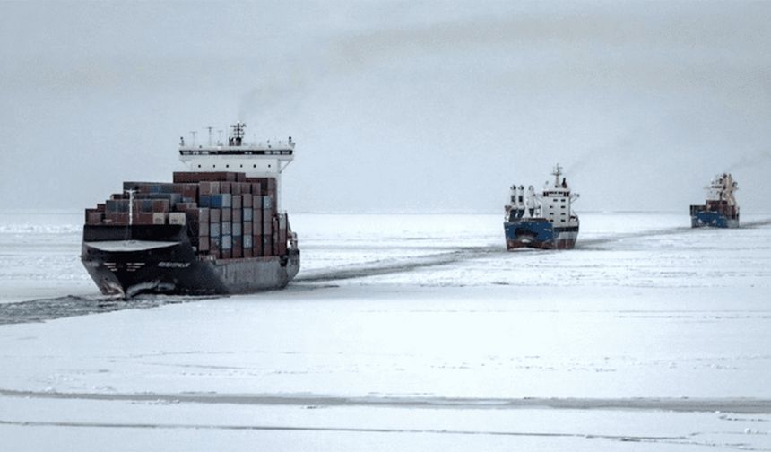 Arktik deniz ticareti 2025'te rekor seviyeye ulaştı