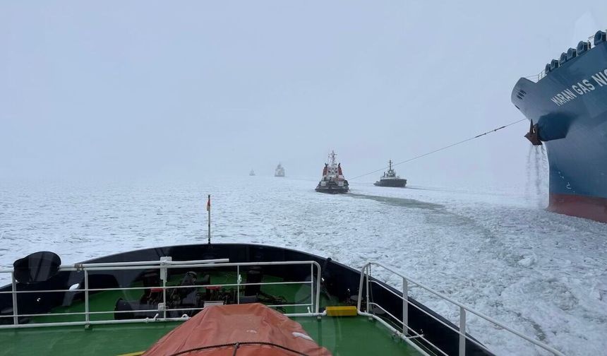 Baltık’taki buz engeli aşıldı: Mukran LNG terminali yeniden devrede