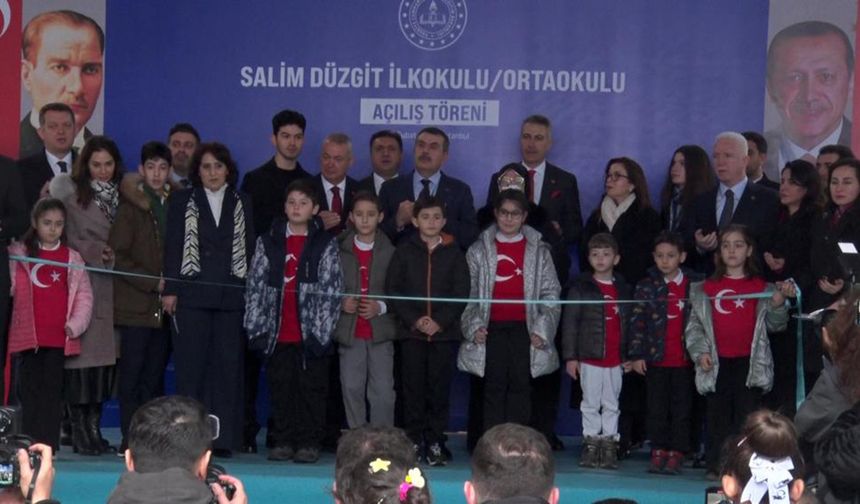 Salim Düzgit İlkokulu ve Ortaokulu törenle açıldı