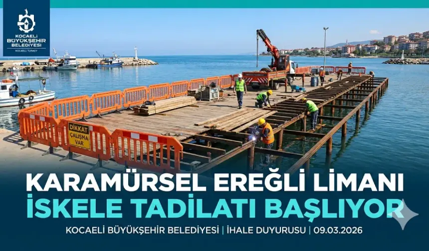 Ereğli limanı iskele onarımı için E-ihale 9 Mart’ta