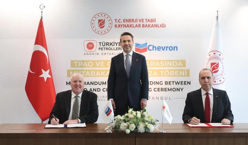TPAO ile Chevron arasında petrol arama anlaşması