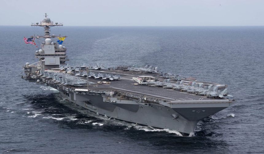 ABD'nin uçak gemisi Girit açıklarında