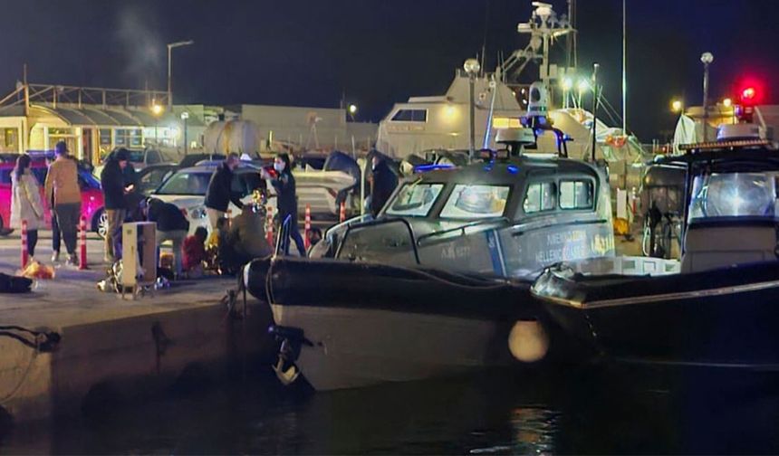 Yunanistan'da sahil güvenlik botu ile göçmen teknesi çarpıştı