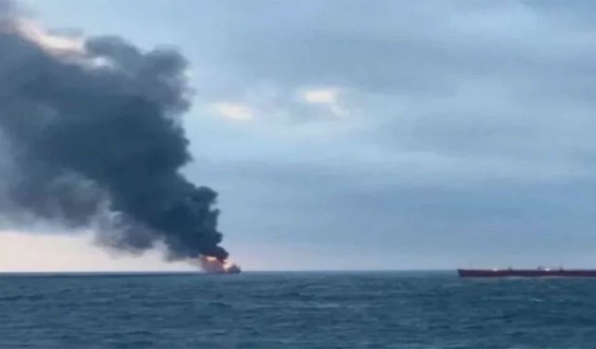 Kuveyt açıklarındaki petrol tankerinde patlama