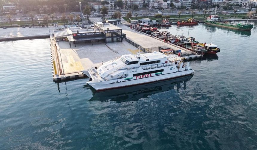 Aliağa'dan Midilli'ye düzenli seferler başladı