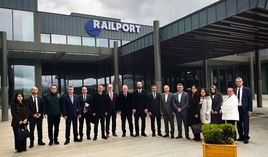 Gümrükler Genel Müdürlüğü heyetinden Railport’a ziyaret