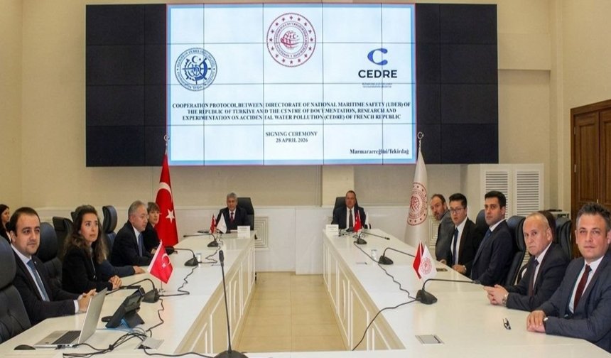 Denizde petrol kirliliğiyle mücadelede Türkiye–Fransa iş birliği