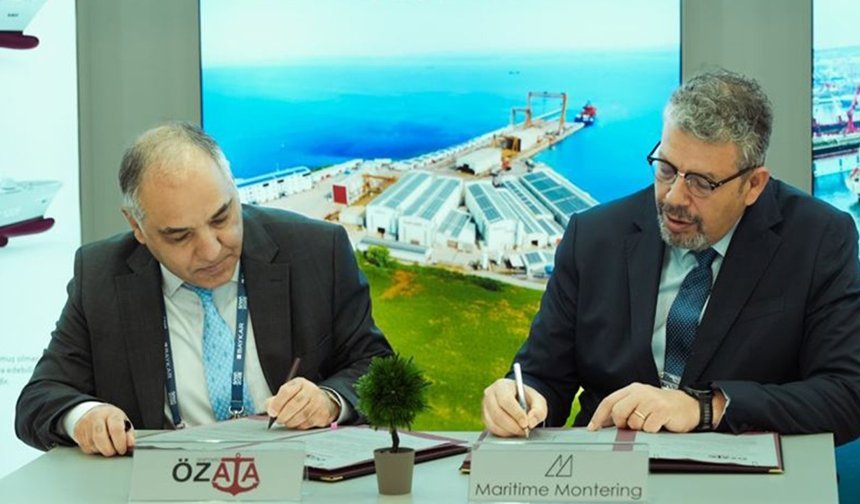 ÖZATA ve Maritime Montering’den askeri gemi projelerinde iş birliği