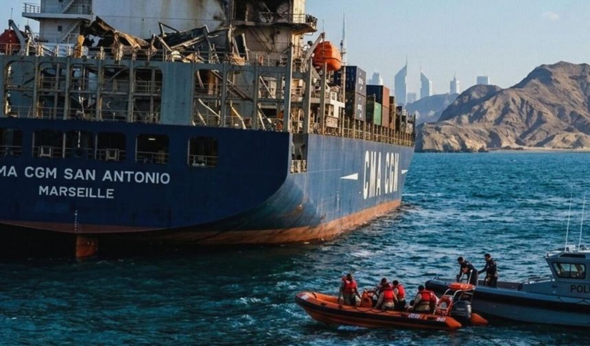 Hürmüz'de vurulan CMA CGM gemisi hurdaya gidebilir