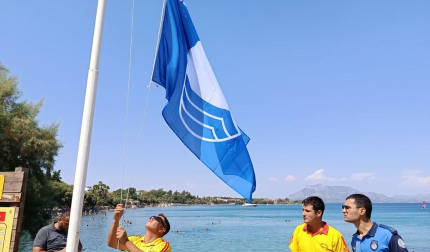 Datça Hastanealtı Plajı Mavi Bayrak ile ‘devam’ dedi