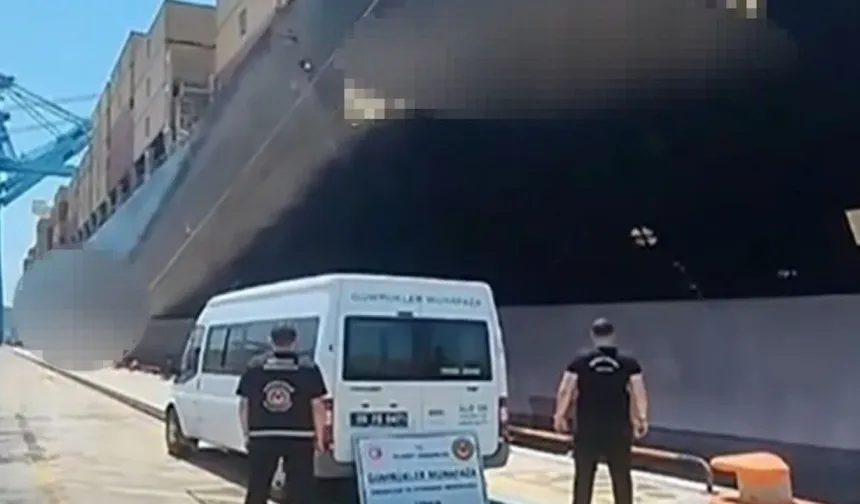 İzmir'de gemide yaklaşık 200 ton kaçak akaryakıt ele geçirildi