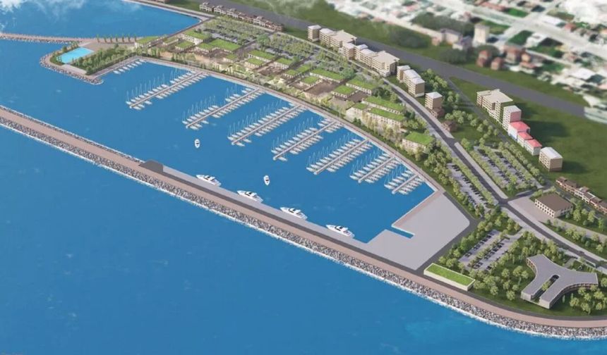 Samsun marina projesi Atakum'un görüşüne sunuldu
