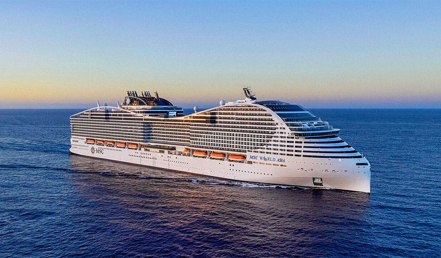MSC World Asia Akdeniz'e açılıyor