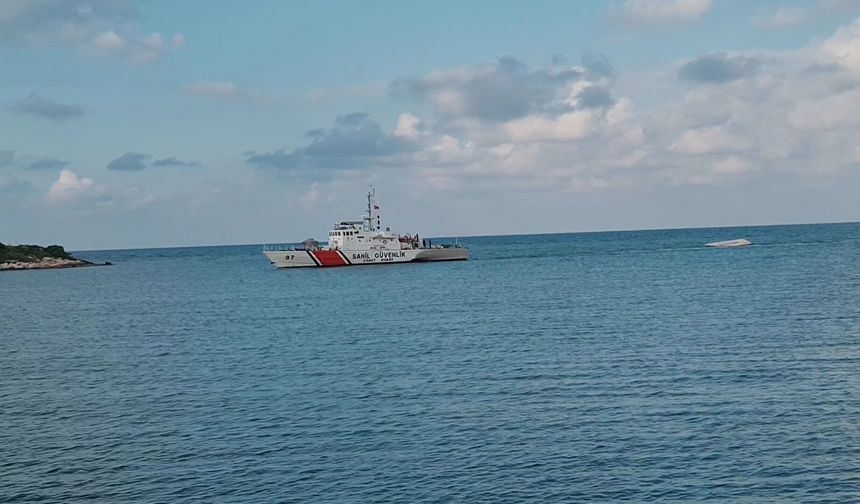 Ordu'da iki konteyner sahile vurdu