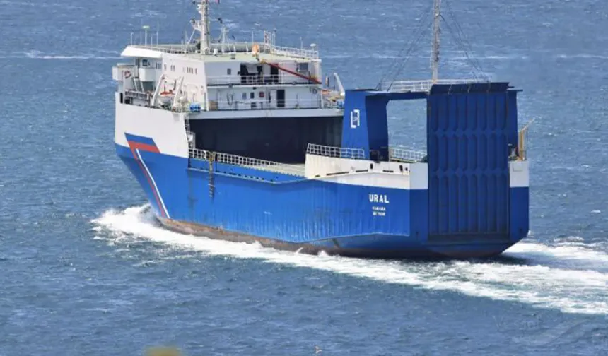 Karadeniz’de URAL Ro-Ro gemisine saldırı