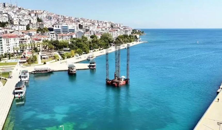 Sinop Kruvaziyer ve Yat Limanı Projesi’nde sondaj çalışmaları başladı