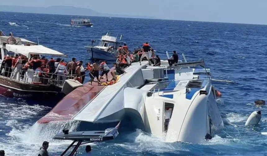 Teknenin battığını fark edip, yardıma koştu en az 100 kişiyi kurtardı