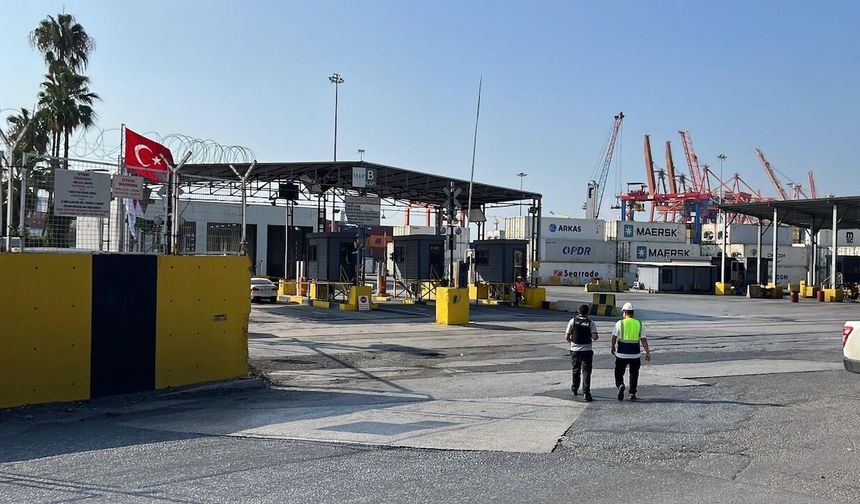 Mersin Limanı’nda kimyasal sızıntı