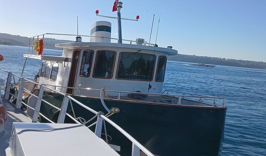Beykoz'da sürüklenen tekne kurtarıldı