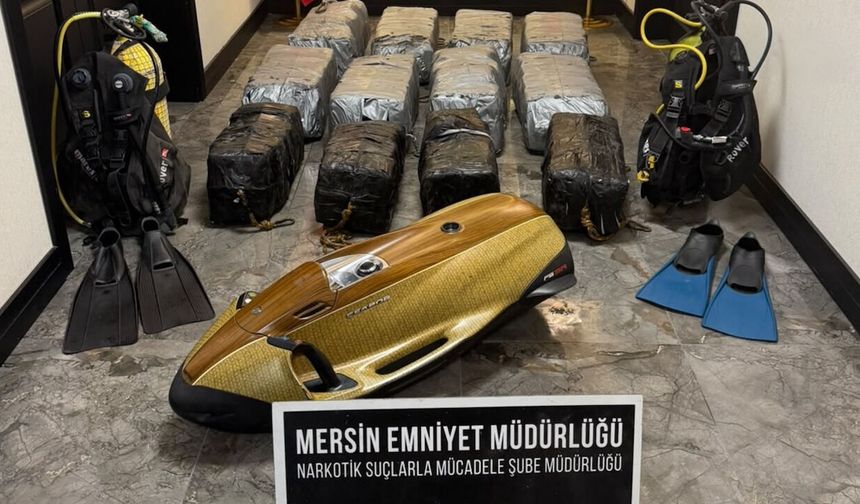 Mersin Limanı'nda 350 kilogram kokain ele geçirildi