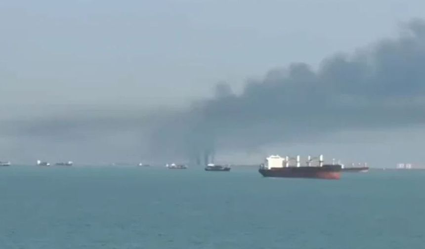 İran: Hürmüz'de 3 tanker alev aldı, ABD'ye ait İHA ele geçirildi